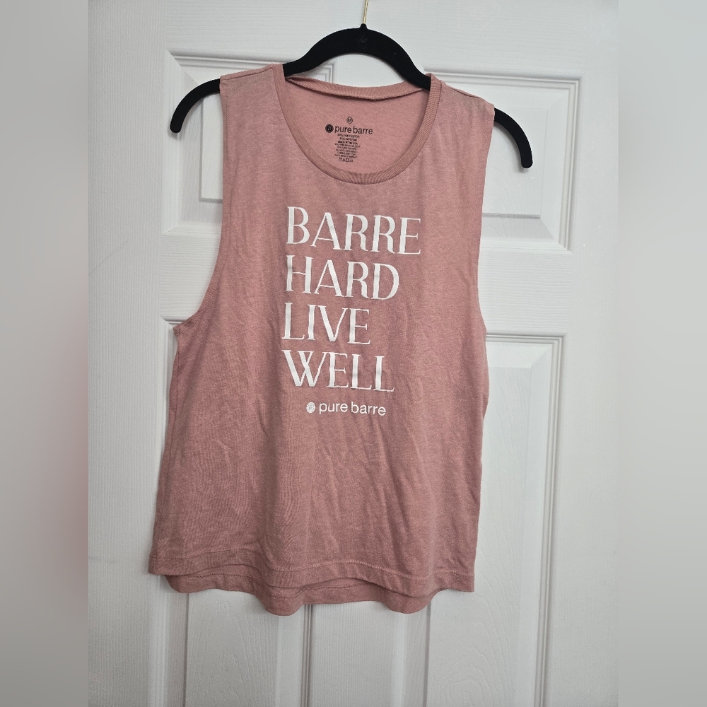 Pure Barre Pink Tank Top
